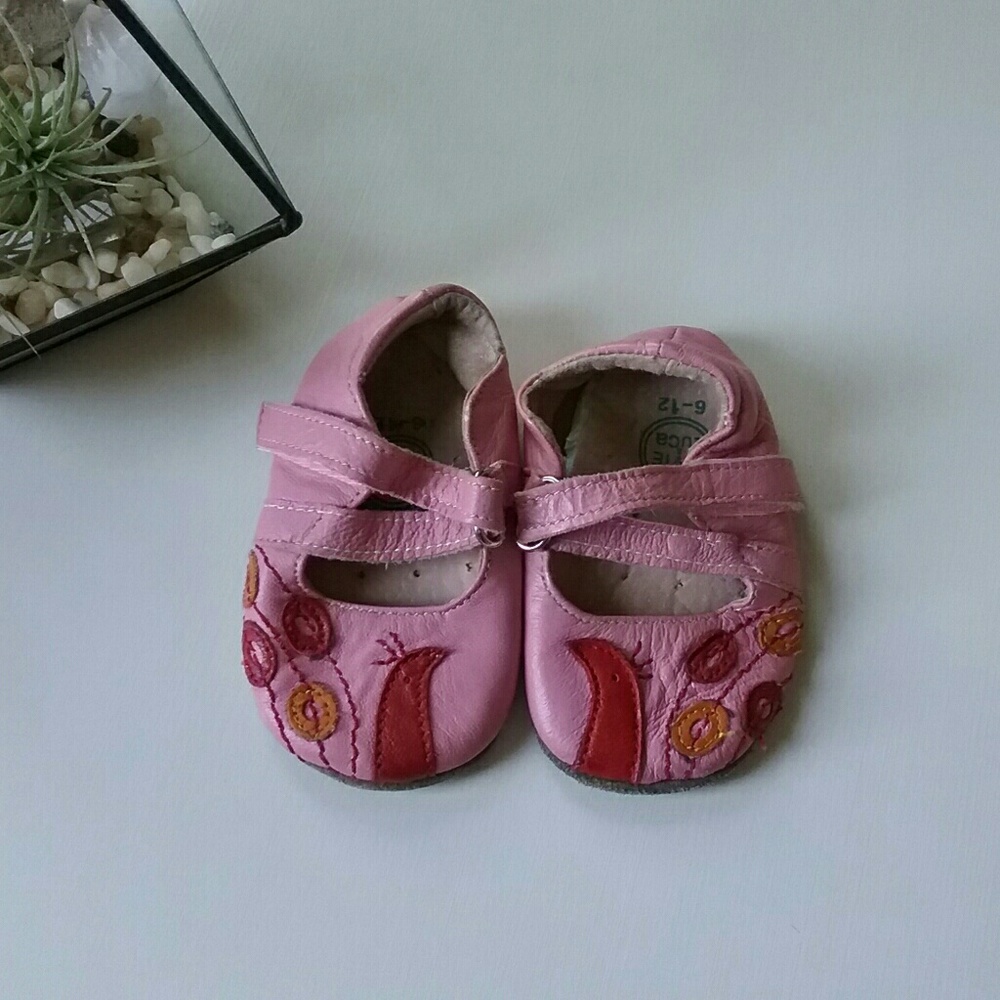 Livie And Luca | Pink Peacock Shoes | Baby 6-12M